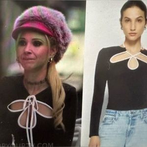 NWT Jonathan Simkhai Teardrop T worn by Keeley in Ted Lasso! Soldout everywhere!